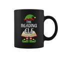 Reading Elf Family Matching Group Christmas Books Graphic Print Coffee Mug