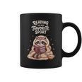 Reading Is My Favorite Sport Book Lover Men Women Graphic Print Coffee Mug