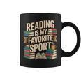 Reading Is My Favorite Sport Book Lover Reader Graphic Print Coffee Mug Reading Is My Favorite Sport Book Lover Reader Graphic Print Coffee Mug