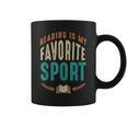 Reading Is My Favorite Sport Book Lover Reading Teacher For Men Women Kids Graphic Print Coffee Mug