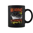 Reading Is My Favorite Sport Bookworm Book Reading Graphic Print Coffee Mug