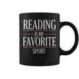 Reading Is My Favorite Sport Literary Reader Book Lover Graphic Print Coffee Mug Reading Is My Favorite Sport Literary Reader Book Lover Graphic Print Coffee Mug