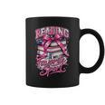 Reading Is My Favorite Sport Pink Bow Coquette Book Lover Graphic Print Coffee Mug Reading Is My Favorite Sport Pink Bow Coquette Book Lover Graphic Print Coffee Mug