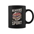 Reading Is My Favorite Sport Reader Books Novel Lecture Graphic Print Coffee Mug