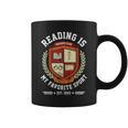 Reading Is My Favorite Sport Varsity Reading Club Book Graphic Print Coffee Mug Reading Is My Favorite Sport Varsity Reading Club Book Graphic Print Coffee Mug