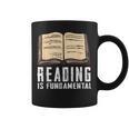 Reading Fundamental Books Lover Bookworm Reader Literature Graphic Print Coffee Mug Reading Fundamental Books Lover Bookworm Reader Literature Graphic Print Coffee Mug