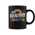 Reading Is Fundamental Poetry Bookworm And Book Reader Graphic Print Coffee Mug