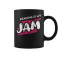 Reading Is My Jam Book Lover And Reading Teacher Men Women Kids Graphic Print Coffee Mug Reading Is My Jam Book Lover And Reading Teacher Men Women Kids Graphic Print Coffee Mug