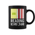 Reading Is My Jam Quote Teachers And Books Lovers For Men Women Kids Graphic Print Coffee Mug