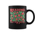 Reading Is My Jam Strawberry Bookish Book Lover Reader Nerd Graphic Print Coffee Mug Reading Is My Jam Strawberry Bookish Book Lover Reader Nerd Graphic Print Coffee Mug