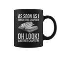 Reading Just One More Chapter Book Lover Graphic Print Coffee Mug
