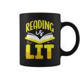 Reading Is Lit Bookworm Book Reading Graphic Print Coffee Mug Reading Is Lit Bookworm Book Reading Graphic Print Coffee Mug