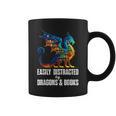 Reading Lover Easily Distracted By Dragons And Books Dragon Graphic Print Coffee Mug