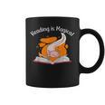 Reading Is Magical Book Lover & Axolotl Graphic Print Coffee Mug