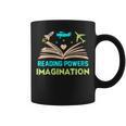 Reading Powers Imagination Book Nerd Reading Graphic Print Coffee Mug Reading Powers Imagination Book Nerd Reading Graphic Print Coffee Mug
