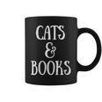Reading Quote Cats & Books Reader Librarian Cat Mom Kitten Graphic Print Coffee Mug