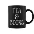 Reading Quote Tea & Books Reader Librarian Tea Drinker Graphic Print Coffee Mug Reading Quote Tea & Books Reader Librarian Tea Drinker Graphic Print Coffee Mug