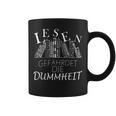 Reading At Risk Of Stupid Books Graphic Print Coffee Mug