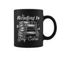 Reading Is Self Care Bookworm Teacher Kids Book Lovers Graphic Print Coffee Mug