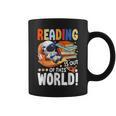 Reading Space Exploration Book Astronomy Lover Bookworm Graphic Print Coffee Mug