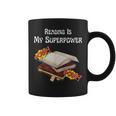 Reading Is My Superpower Book Lover Graphic Print Coffee Mug Reading Is My Superpower Book Lover Graphic Print Coffee Mug