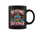 Reading Is My Superpower Bookworm Book Lover Graphic Print Coffee Mug