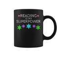 Reading Is My Superpower Boy Girl Book Lover ReaderShirt Graphic Print Coffee Mug