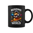 Reading Is Out Of This World Astronaut Book Lover Teacher Graphic Print Coffee Mug
