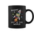 Reading Is Out Of This World Book Rocket Space Teacher Graphic Print Coffee Mug