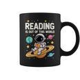 Reading Is Out Of This World Cute Astronaut Books Lover Graphic Print Coffee Mug Reading Is Out Of This World Cute Astronaut Books Lover Graphic Print Coffee Mug