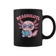 Readsolotl Axolotl Reading Book Bookworm Bookish Girls Kids Graphic Print Coffee Mug