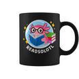 Readsolotl Axolotl Reading Book Graphic Print Coffee Mug