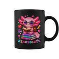 Readsolotl Axolotl Reading Book Lover Teacher Kids Graphic Print Coffee Mug Readsolotl Axolotl Reading Book Lover Teacher Kids Graphic Print Coffee Mug
