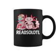 Readsolotl Axolotl Reading Fish Books Lizard Graphic Print Coffee Mug Readsolotl Axolotl Reading Fish Books Lizard Graphic Print Coffee Mug