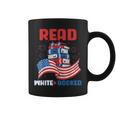 Red And Booked 4th Of July Patriotic Book Lover Art Graphic Print Coffee Mug