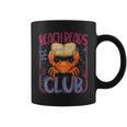 Retro Beach Reads Club Crab Summer Vacation Book Girl Hawaii Graphic Print Coffee Mug