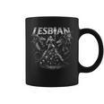 Retro Lesbian Warrior Dark Fantasy Book Readers Dragon LGBT Graphic Print Coffee Mug Retro Lesbian Warrior Dark Fantasy Book Readers Dragon LGBT Graphic Print Coffee Mug
