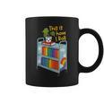 This Is How I Roll Rainbow Book Cart Queer Bookish Graphic Print Coffee Mug