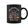Salem Witch Book Club Raccoon Halloween Graphic Print Coffee Mug