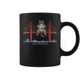 San Francisco Cat Golden Gate Bridge Iced Coffee Book Lover Graphic Print Coffee Mug San Francisco Cat Golden Gate Bridge Iced Coffee Book Lover Graphic Print Coffee Mug