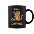Shhh I'm Solving A Mystery Cat Detective Book Lover Graphic Print Coffee Mug