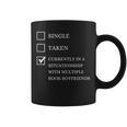 Single Taken Book Boyfriend Smut Reader Spicy Book Lover Graphic Print Coffee Mug