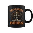 Skeleton Read Banned Books Gain Forbidden Knowledge Graphic Print Coffee Mug