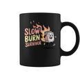 Slow Burns Survivor Book Lover Graphic Print Coffee Mug