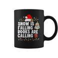 Snow Is Falling Books Are Calling Graphic Print Coffee Mug Snow Is Falling Books Are Calling Graphic Print Coffee Mug