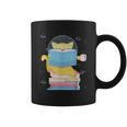 Space Cat Reading Book And Tea Space Cat For Men Women Kids Graphic Print Coffee Mug