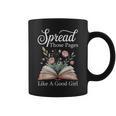 Spread Those Pages Like A Good Girl Bookworm Book Lover Graphic Print Coffee Mug