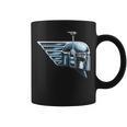 Star Wars The Book Of Boba Fett Chrome Helmet Logo Graphic Print Coffee Mug