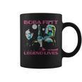 Star Wars The Book Of Boba Fett The Legend Lives Retro Graphic Print Coffee Mug