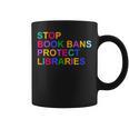 Stop Book Bans Protect Libraries Reading Lovers Graphic Print Coffee Mug